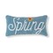 10" x 20" Spring Flower Hooked Pillow
